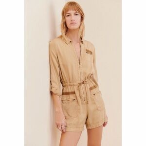 Anthropologie Ivy Utility Romper